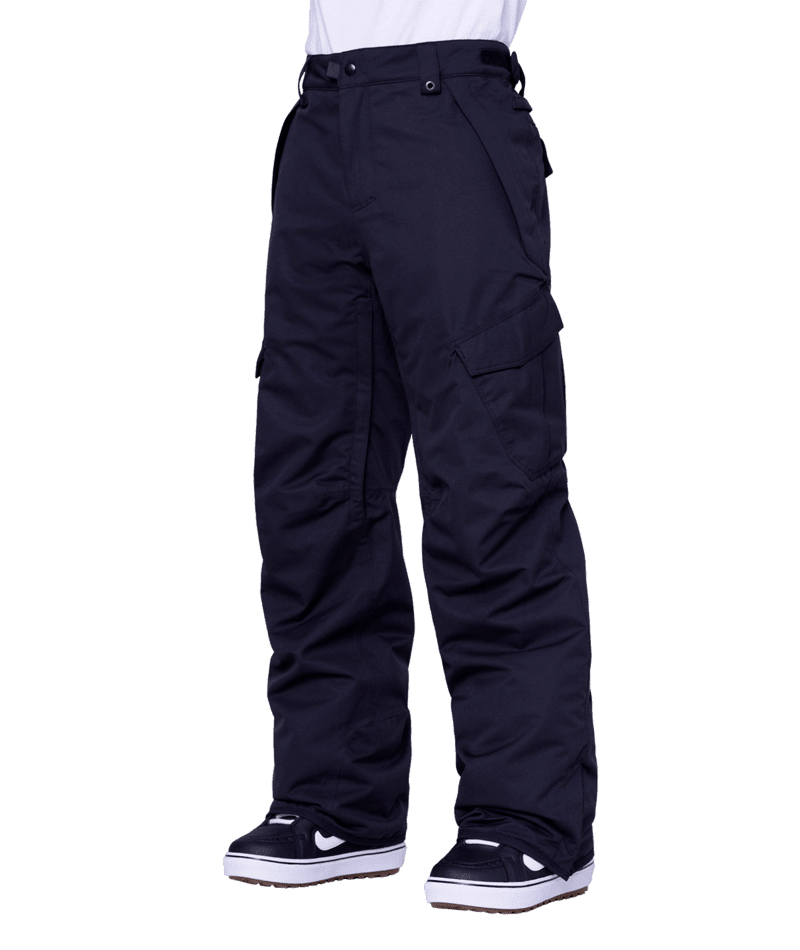 Black insulated best sale cargo pants