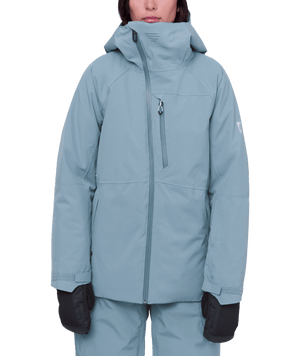 686 Women's Hydra Insulated Snowboard Jacket Steel Blue 2024 Women's Snow Jackets 686 