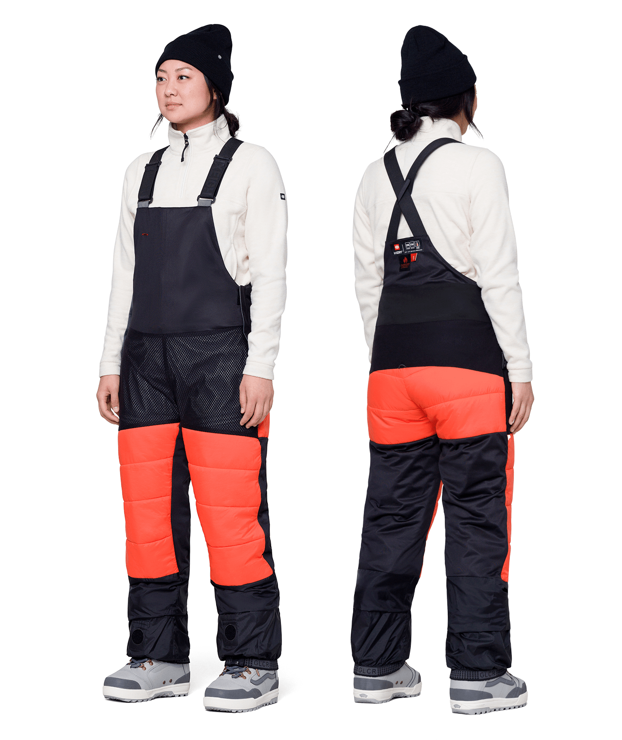 686 Women's Geode Thermagraph Bib Snowboard Pants Spearmint Spray 2024 Women's Snow Bib Pants 686 