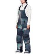 686 Women's Geode Thermagraph Bib Snowboard Pants Spearmint Spray 2024 Women's Snow Bib Pants 686 