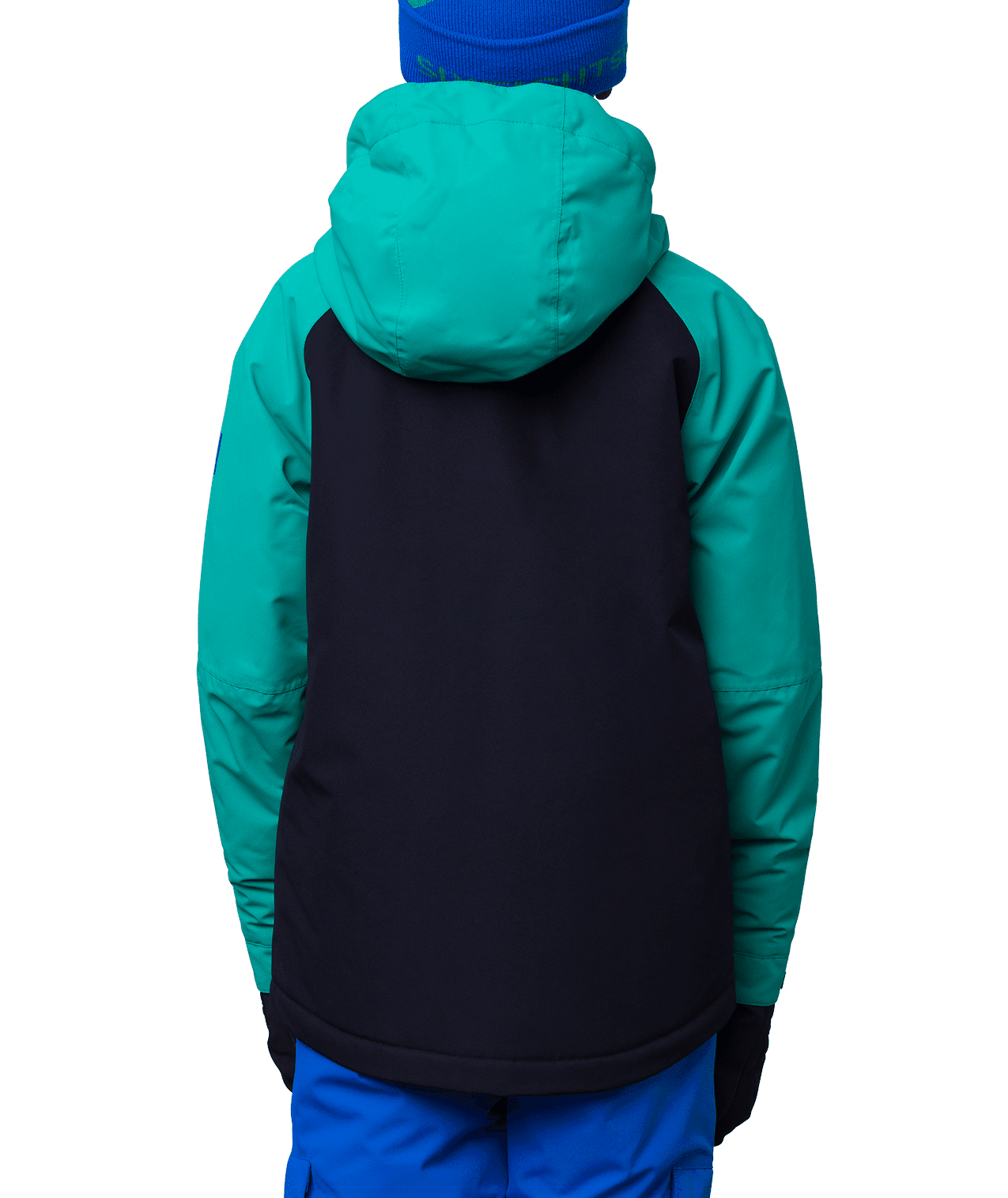 686 Youth Hydra Insulated Jacket Greenery Colourblock 2024 Youth Snow Jackets 686 