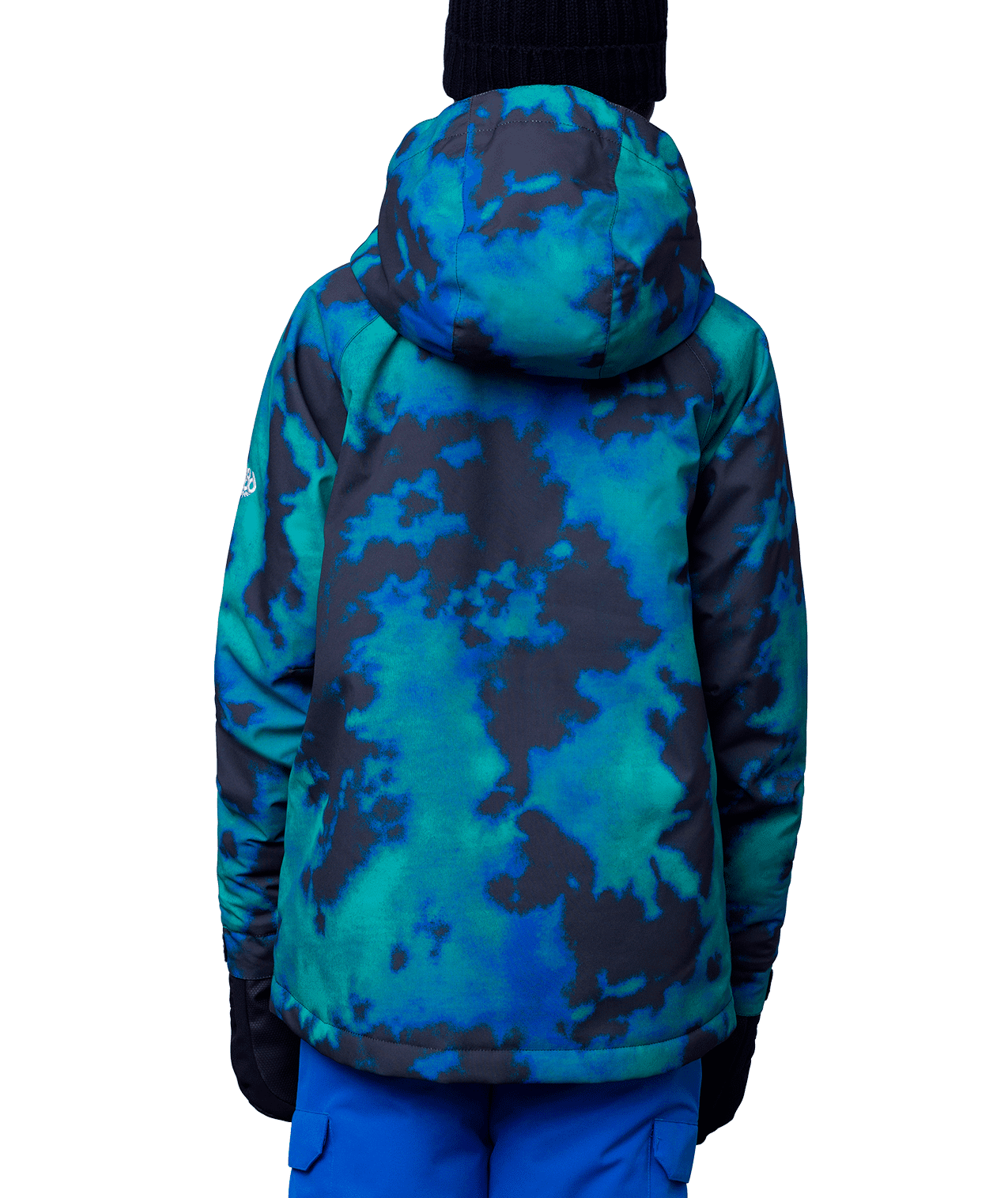 686 Youth Geo Insulated Snow Jacket Greenery Nebula Colourblock 2024 Youth Snow Jackets 686 
