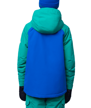 686 Youth Geo Insulated Snowboard Jacket Greenery Colourblock 2024 Youth Snow Jackets 686 