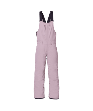 686 Girl's Sierra Insulated Bib Snowboard Pants Dusty Mauve 2024 Youth Snow Pants 686 