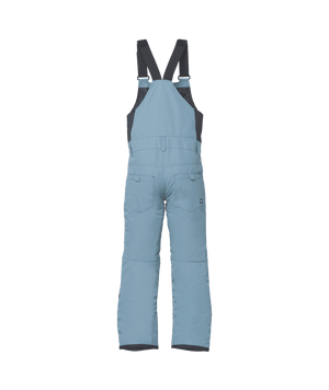 686 Girl's Sierra Insulated Bib Snowboard Pants Steel Blue 2024 Youth Snow Pants 686 