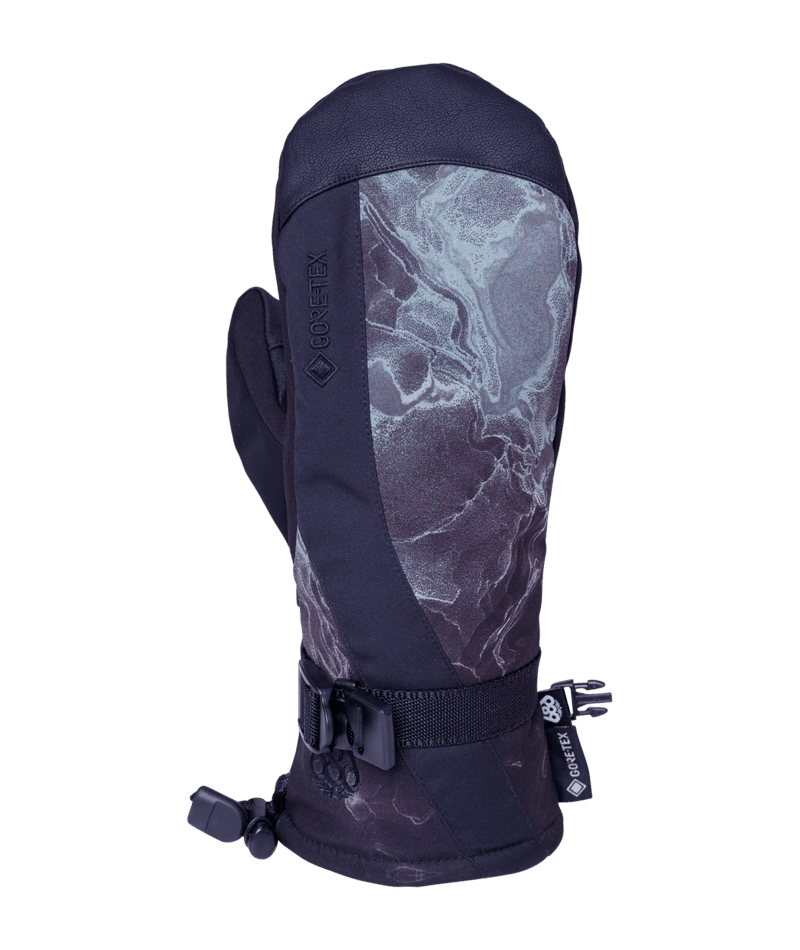 686 Women's GORE-TEX Linear Mitt Black Cloudbreak Women's Snow Mitts 686 