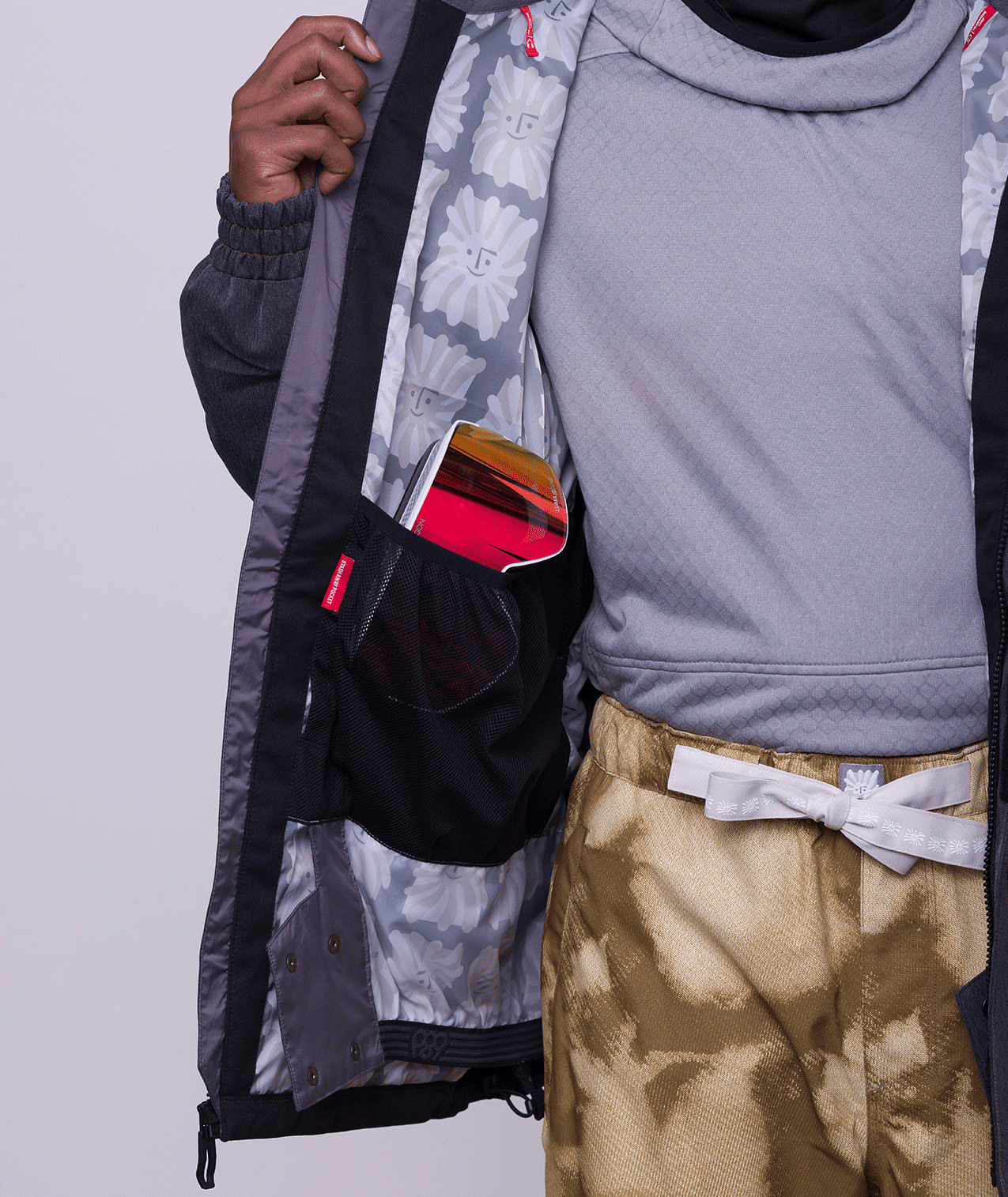 686 Dojo Snowboard Jacket Black Denim 2024 Freeride Boardshop