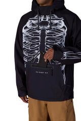 686 Waterproof Pullover Hoodie White Xray Men's Pullover Hoodies 686 