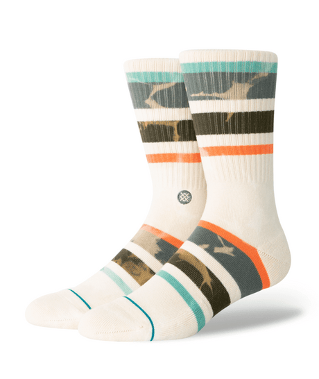 STANCE Brong Socks Vintage White Men's Socks Stance 