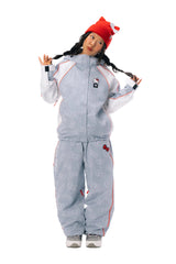 686 Women's Hello Kitty Lil Bow Snow Jacket Hello Kitty Denim 2027 Women's Snow Jackets 686 