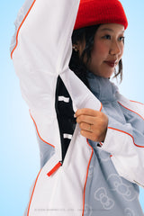 686 Women's Hello Kitty Lil Bow Snow Jacket Hello Kitty Denim 2027 Women's Snow Jackets 686 
