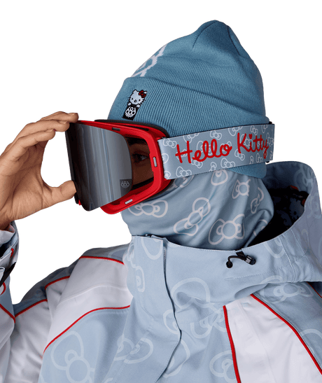 686 Smarty Magnetic Snow Goggle Pack Hello Kitty - Solar Mirror + Silver Mirror Snow Goggles 686 