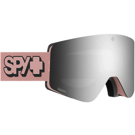 SPY Marauder SE Dusty Pink - Happy Bronze with Platinum Mirror + Happy LL Persimmon with Silver Mirror Snow Goggle Snow Goggles Spy 