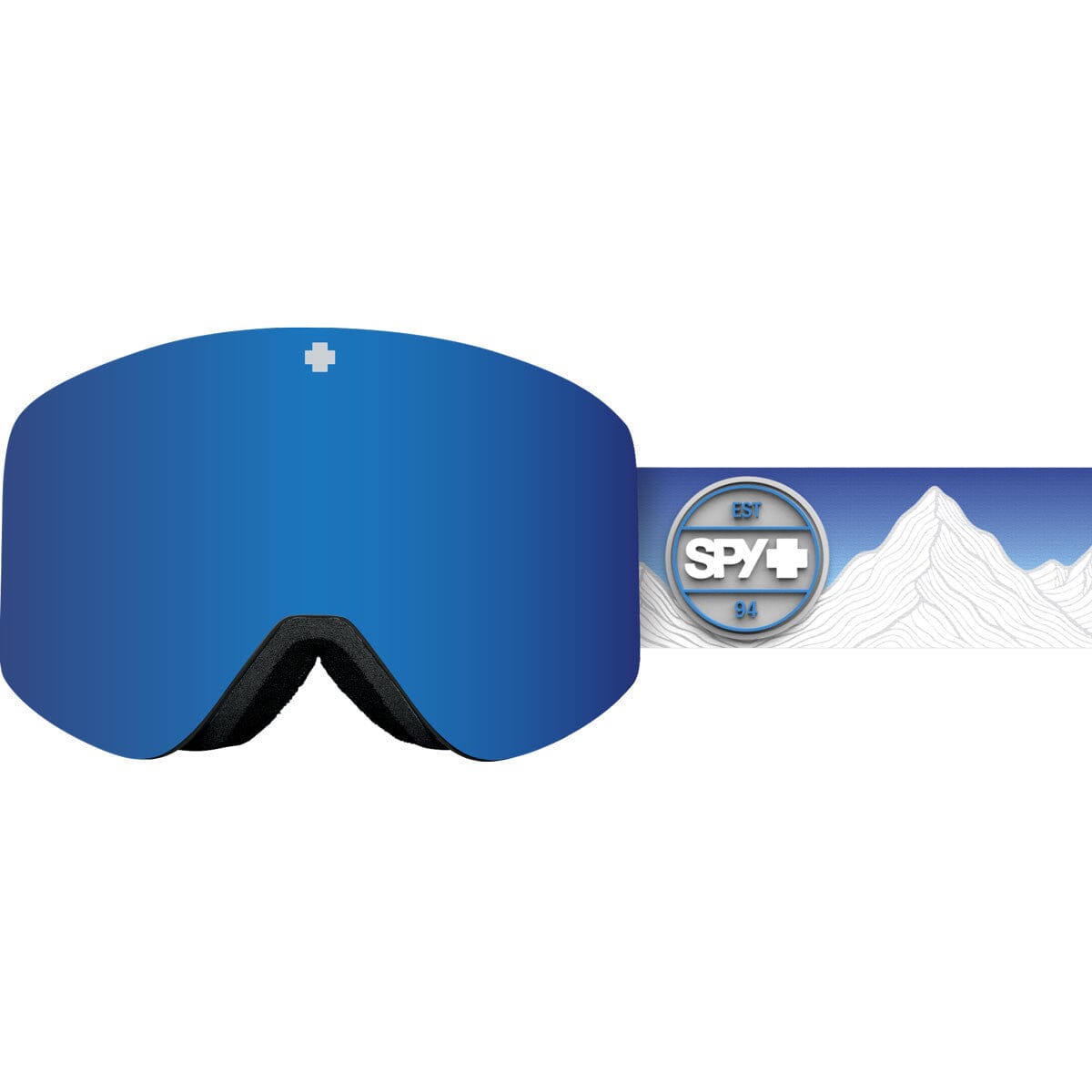SPY Marauder SE MTN Scape Blue Sky - Happy Rose Dark Blue Mirror + Happy LL Pink Snow Goggle Snow Goggles Spy 