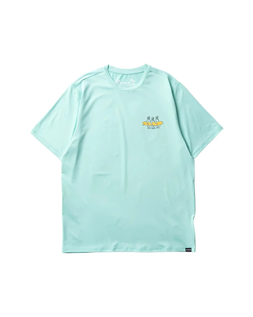 HURLEY Hybrid UPF T-Shirt Tropical Mist Men's Short Sleeve T-Shirts Hurley 
