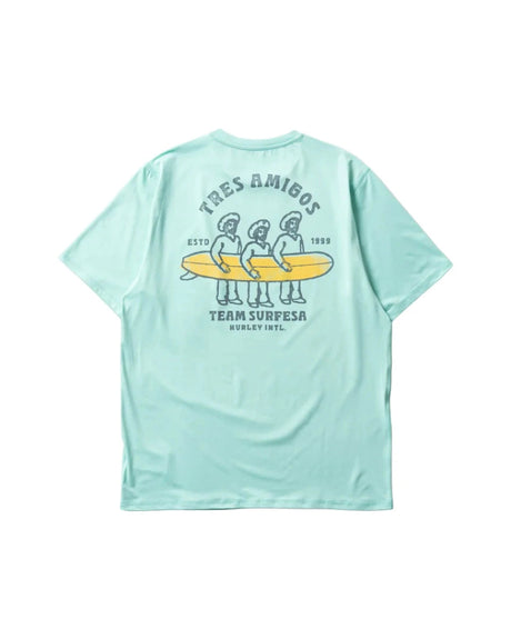 HURLEY Hybrid UPF T-Shirt Tropical Mist Men's Short Sleeve T-Shirts Hurley 