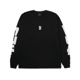 HUF Megablast Long Sleeve T-Shirt Black Men's Long Sleeve T-Shirts Huf 