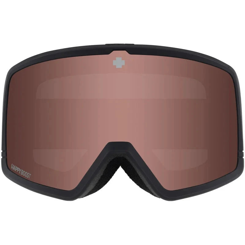 SPY Megalith Everblack - Happy Boost LL Coral + Happy LL Yellow Snow Goggle Snow Goggles Spy 