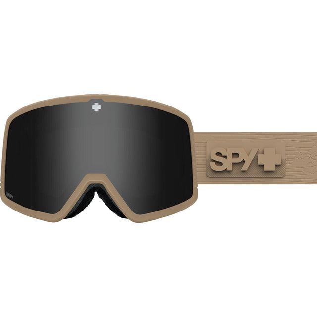 SPY Megalith Tan MTN Lines - Happy ML Rose Black Mirror + Happy LL Pink Snow Goggle Snow Goggles Spy 