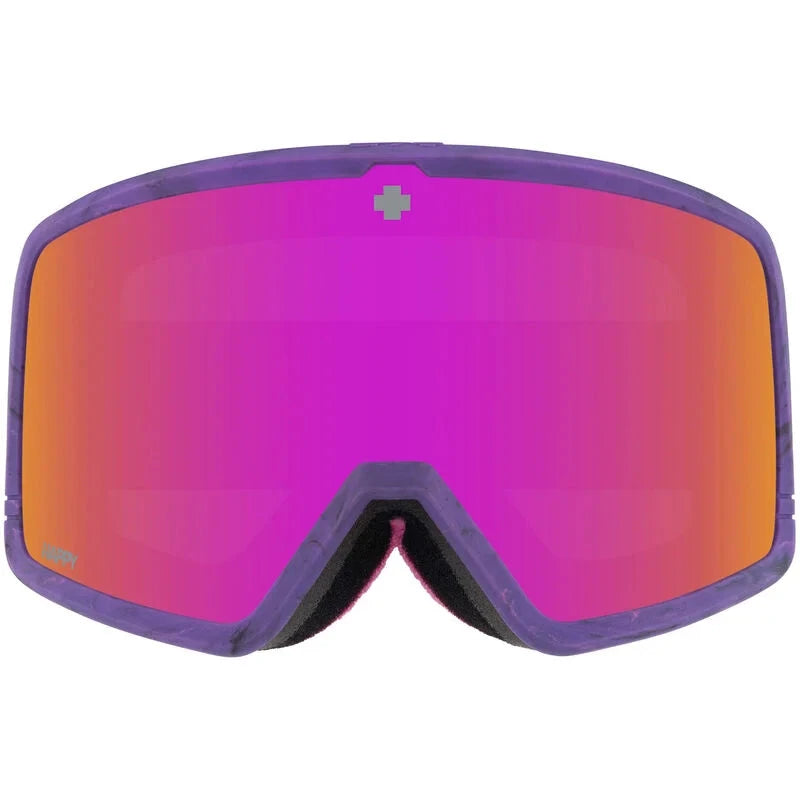 SPY Megalith Trippy Threads - Happy ML Rose with Pink Mirror + Happy LL Yellow Snow Goggle Snow Goggles Spy 