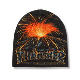 HUF x Thrasher Meltdown Reversible Beanie Black Men's Beanies Huf 