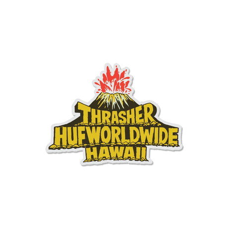 HUF x Thrasher Meltdown Sticker Stickers Huf 