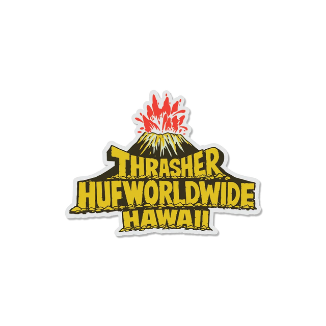 HUF x Thrasher Meltdown Sticker Stickers Huf 
