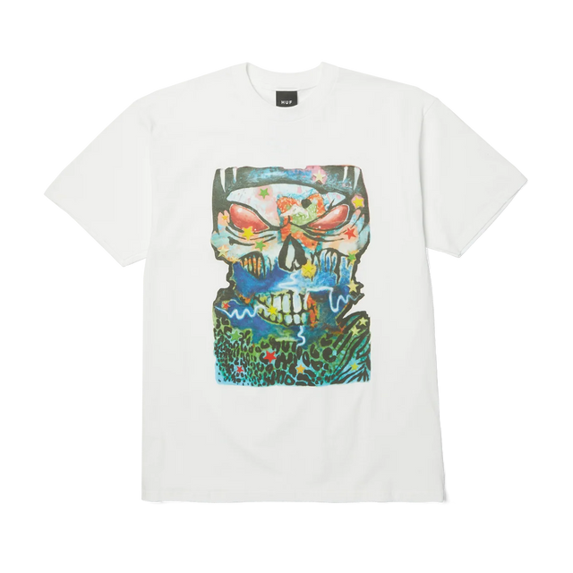 HUF Mia Skull T-Shirt White Men's Short Sleeve T-Shirts Huf 