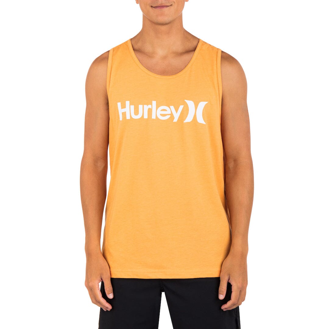 HURLEY Everyday One And Only Solid Tank Nectarine Men's Tank Tops Hurley 