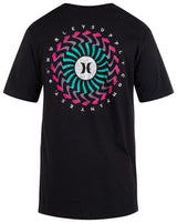 HURLEY Everyday Saw Sun T-Shirt Black Men's Short Sleeve T-Shirts Hurley 