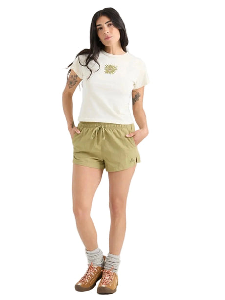 ROARK Women's River Hybrid Shorts Dusty Olive Women's Shorts Roark Revival 
