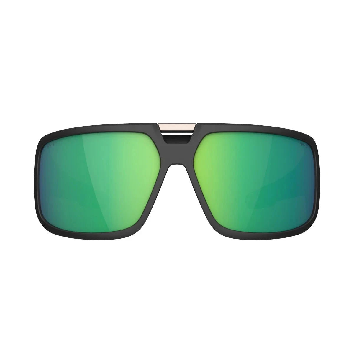 SPY Mainline ANSI Matte Black - Happy Bronze With Green Mirror Polarized Sunglasses