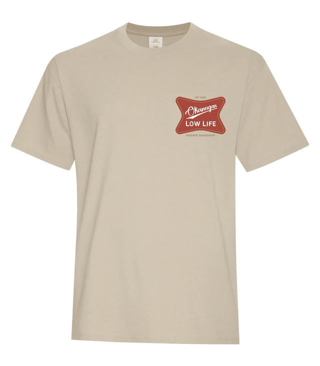 FREERIDE Low Life T-Shirt Malt Men's Short Sleeve T-Shirts Freeride 