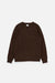 RHYTHM Classic Çrew Knit Sweater Chocolate Men's Sweaters Rhythm 
