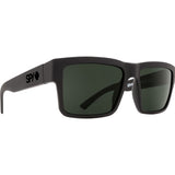 SPY Montana Soft Matte Black - Happy Grey Green Polarized Sunglasses Sunglasses Spy 