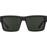 SPY Montana Soft Matte Black - Happy Grey Green Polarized Sunglasses Sunglasses Spy 
