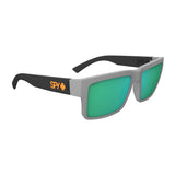 SPY Montana Matte Grey/Translucent Black - Happy Bronze Light Green Spectra Mirror Sunglasses Sunglasses Spy 