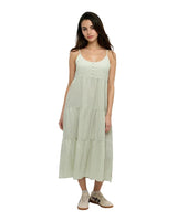 TENTREE Women's Hopewell Dress Light Moss/Double Stripe Women's Dresses Tentree 