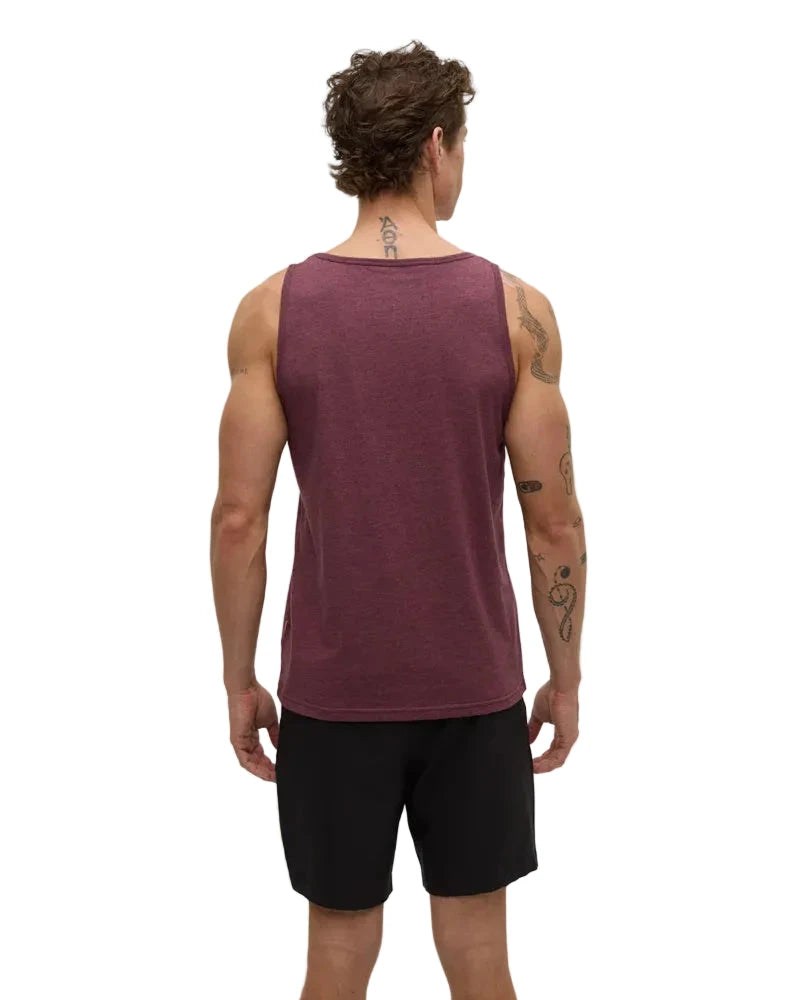 TENTREE Pender Tank Rosewood Fleck Men's Tank Tops Tentree 