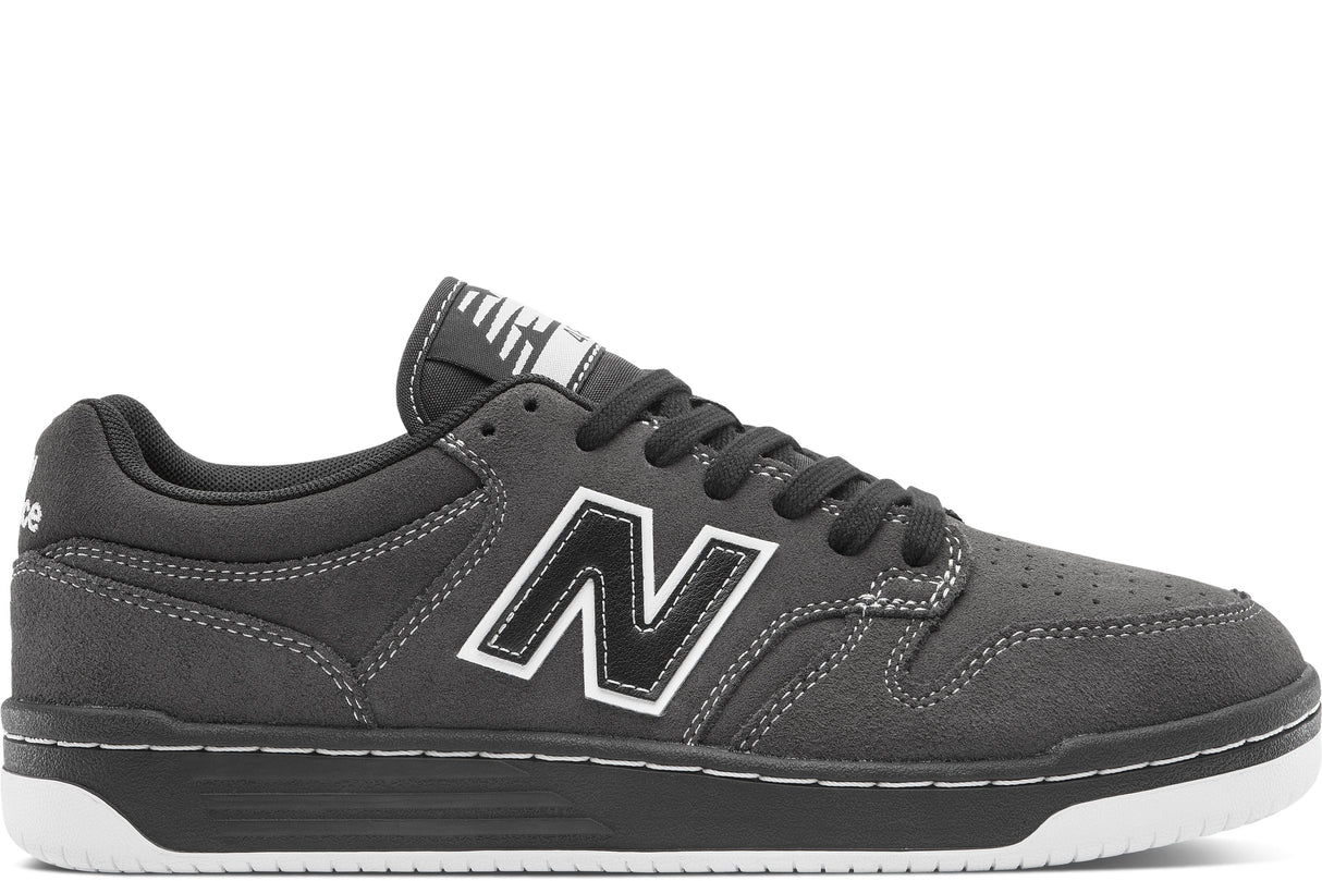 NB NUMERIC 480 Shoes Dark Grey/Black Men's Skate Shoes New Balance 