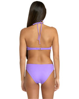 VOLCOM Women's Simply Seamless Halter Bandeau Bikini Top Purple Passion Women's Bikini Tops Volcom 