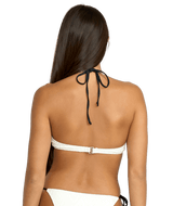 VOLCOM V Baby Halter Bandeau Bikini Top Star White Women's Bikini Tops Volcom 