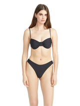 VOLCOM Women's Simply Seamless U-Wire Bikini Top Black Women's Bikini Tops Volcom 