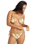 VOLCOM Women's Pretty Daze Reversible Cheekini Bikini Bottom Moss Women's Bikini Bottoms Volcom 