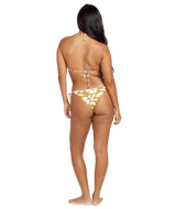 VOLCOM Women's Pretty Daze Reversible Cheekini Bikini Bottom Moss Women's Bikini Bottoms Volcom 