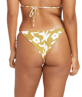 VOLCOM Women's Pretty Daze Reversible Cheekini Bikini Bottom Moss Women's Bikini Bottoms Volcom 