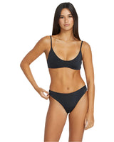 VOLCOM Women's Simply Seamless Cheekini Bikini Bottoms Black Women's Bikini Bottoms Volcom 