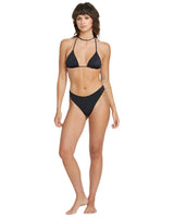 VOLCOM Women's Simply Seamless Skimpy Bikini Bottom Black Women's Bikini Bottoms Volcom 