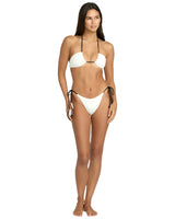 VOLCOM Women's V Baby Tie Side Skimpy Bikini Bottom Star White Women's Bikini Bottoms Volcom 