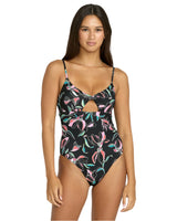 VOLCOM Women's Dream In Bloom Twist One Piece Multi Women's One Pieces Volcom 